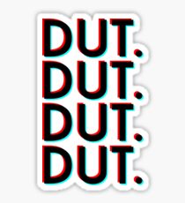 Dut. x4 (white background) Sticker