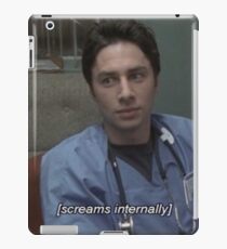 JD screams internally iPad Case/Skin