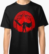 Black Swordsman Under a Red Moon Classic T-Shirt