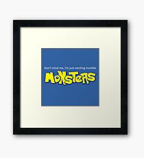 Monster Pokemon Framed Print