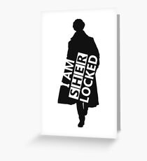 I AM SHERLOCKED Greeting Card