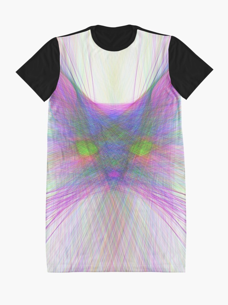 Alternate view of Sky Cat Graphic T-Shirt Dress