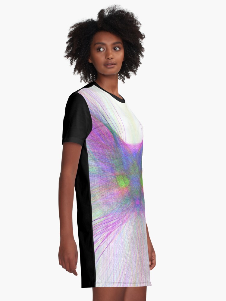 Alternate view of Sky Cat Graphic T-Shirt Dress