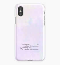 5 seconds of summer 'carry on' lyrics iPhone Case