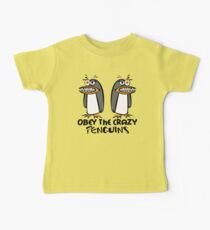 Obey The Crazy Penguins Baby Tee