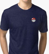 pokeball badge Tri-blend T-Shirt