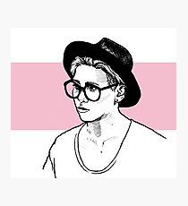 Jonghyun - SHINee - glasses Photographic Print