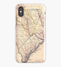 Vintage Map of South Carolina (1818) iPhone Case