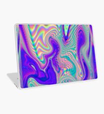 Lila holographische Muster Laptop Folie