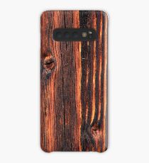 Funda/vinilo para Samsung Galaxy Textura de madera