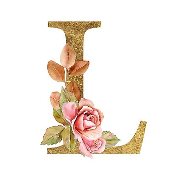 monogram initials floral letter F roses vintage flowers Sweatshirt