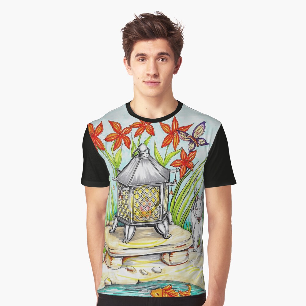 Japanese Lantern Graphic T-Shirt
