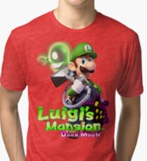 Luigi's Mansion Dark Moon T-Shirt Tri-blend T-Shirt