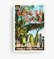 Lienzo Surfear en Costa Rica no es fácil.