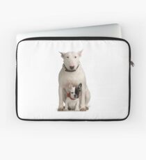English Bull Terrier & Frenchie Friend Laptop Sleeve