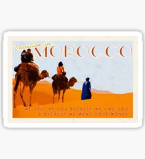 Morocco; prepare yourself Sticker