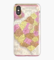 Vintage Map of South Carolina (1846) iPhone Case