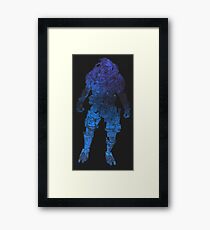 Mass Effect - Garrus (Blue) Framed Print