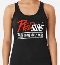 Initial D - RedSuns Tee (White) Racerback Tank Top