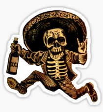 Posada Day of the Dead Outlaw Sticker