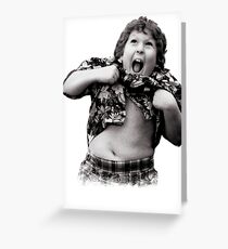 Goonies Chunk Greeting Card