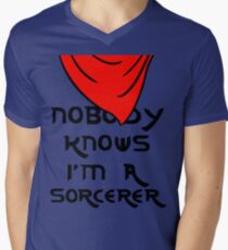 Nobody knows I'm a sorcerer - 1 Men's V-Neck T-Shirt