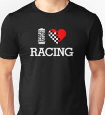 I Love RACING (2) Unisex T-Shirt