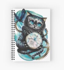 Alice Through The Looking Glass Spiral Notebook