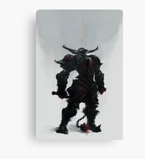 The Black Knight Canvas Print