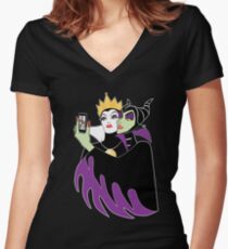 Wicked Selfie Women's Fitted V-Neck T-Shirt