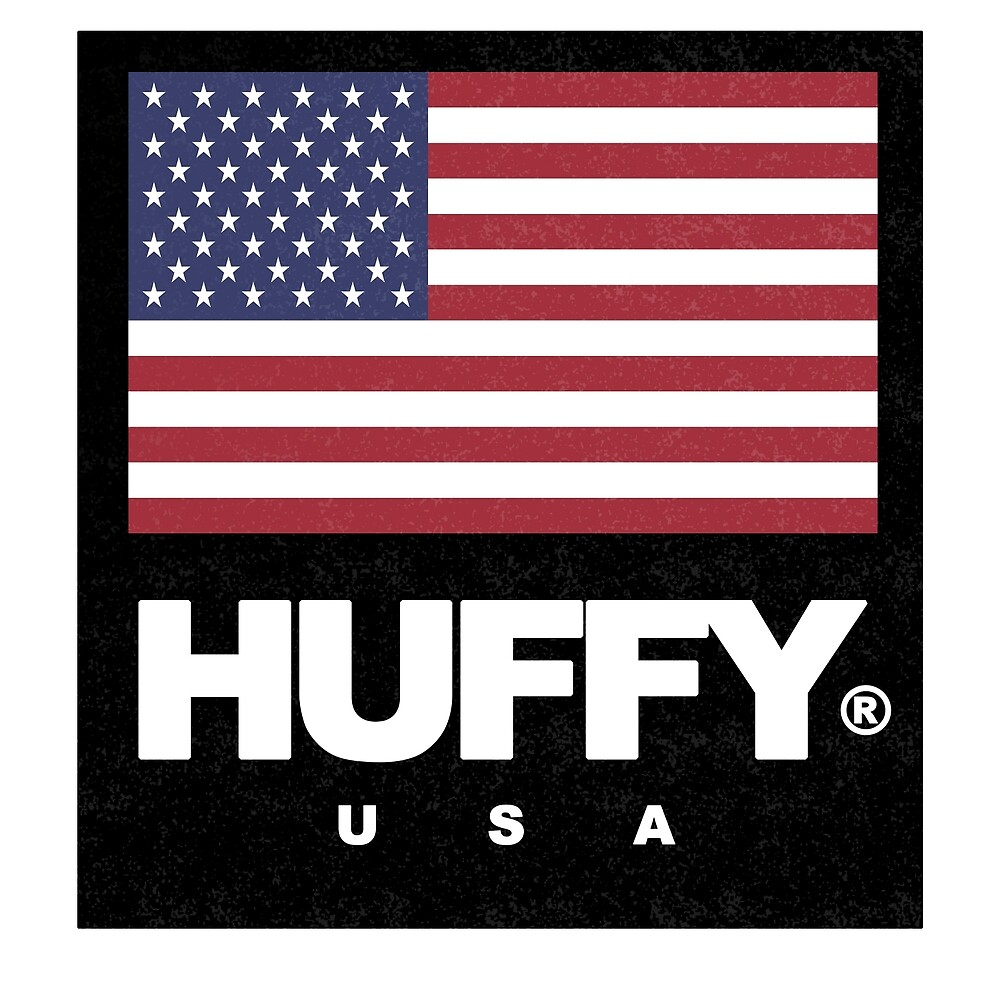&ldquo;Huffy USA Vintage 1990&rsquo;s Logo&rdquo; by sykesey | Redbubble