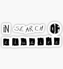 In Search Of Elusive Sticker