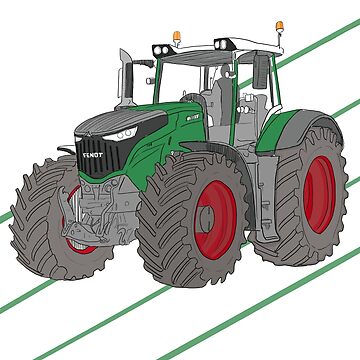Fendt Tractor  Poster for Sale by madebysunset
