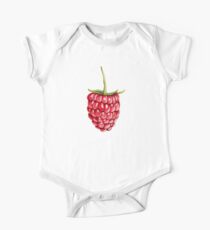Saftige rote Himbeere Baby Body Kurzarm