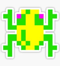 Frogger Classic Arcade Game 80s Sticker