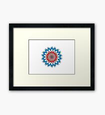 Shark Art Mandala Framed Print