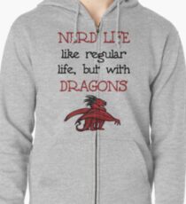 Nerd Life Zipped Hoodie