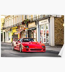 Ferrari F40 Poster