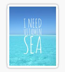 I Need Vitamin Sea Sticker