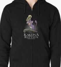 Kakuna Rattata Hoodie mit Reißverschluss