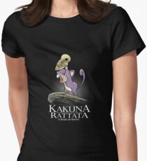 Kakuna Rattata Tailliertes T-Shirt für Frauen