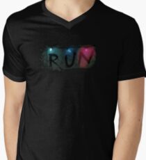 Stranger Things - RUN Men's V-Neck T-Shirt