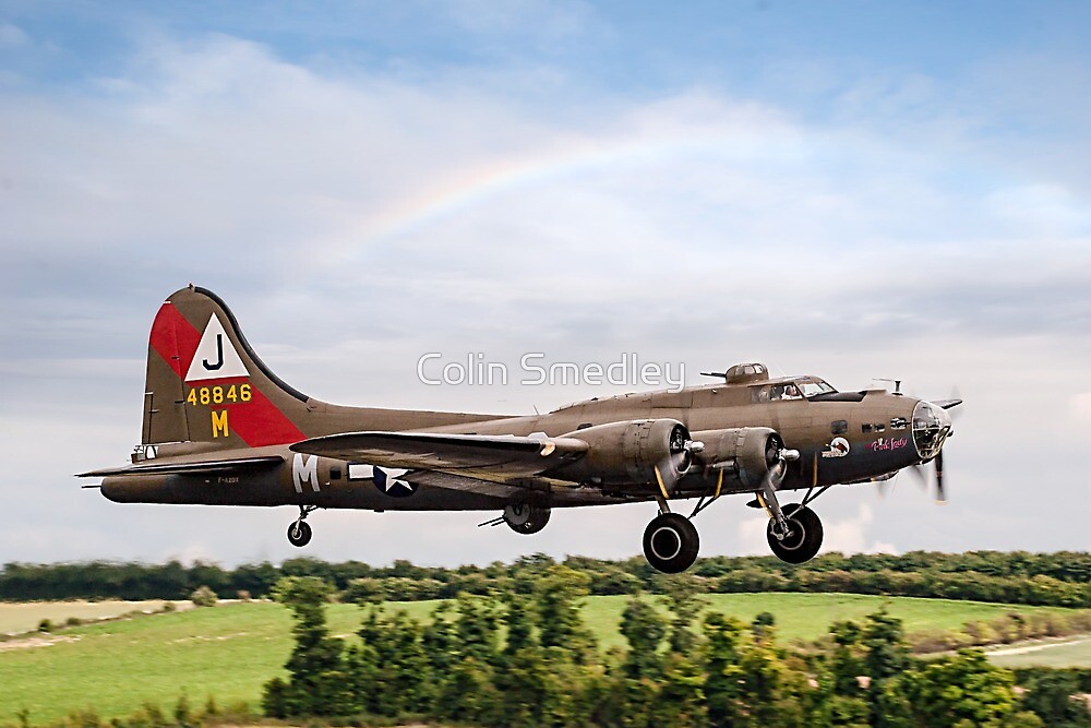 Boeing B 17g Fortress Ii F Azdx Pink Lady By Colin Smedley Redbubble