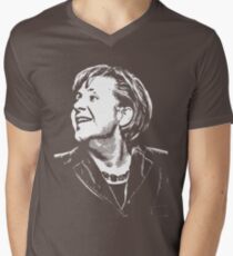 Angela Merkel Men's V-Neck T-Shirt