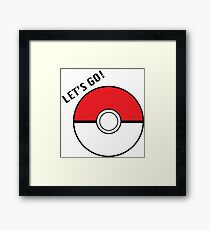 Pokemon Go! Framed Print