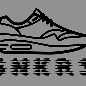 Nike Air Max & skull line art, Down a snicket <>, hugovk