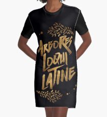 Die Bäume sprechen Latein T-Shirt Kleid