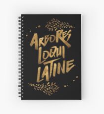 Cuaderno de espiral los árboles hablan latín