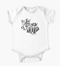 Psalm 28:7 One Piece - Short Sleeve
