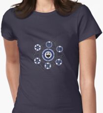 Camiseta entallada para mujer Línea de tiempo más oscura | Comunidad